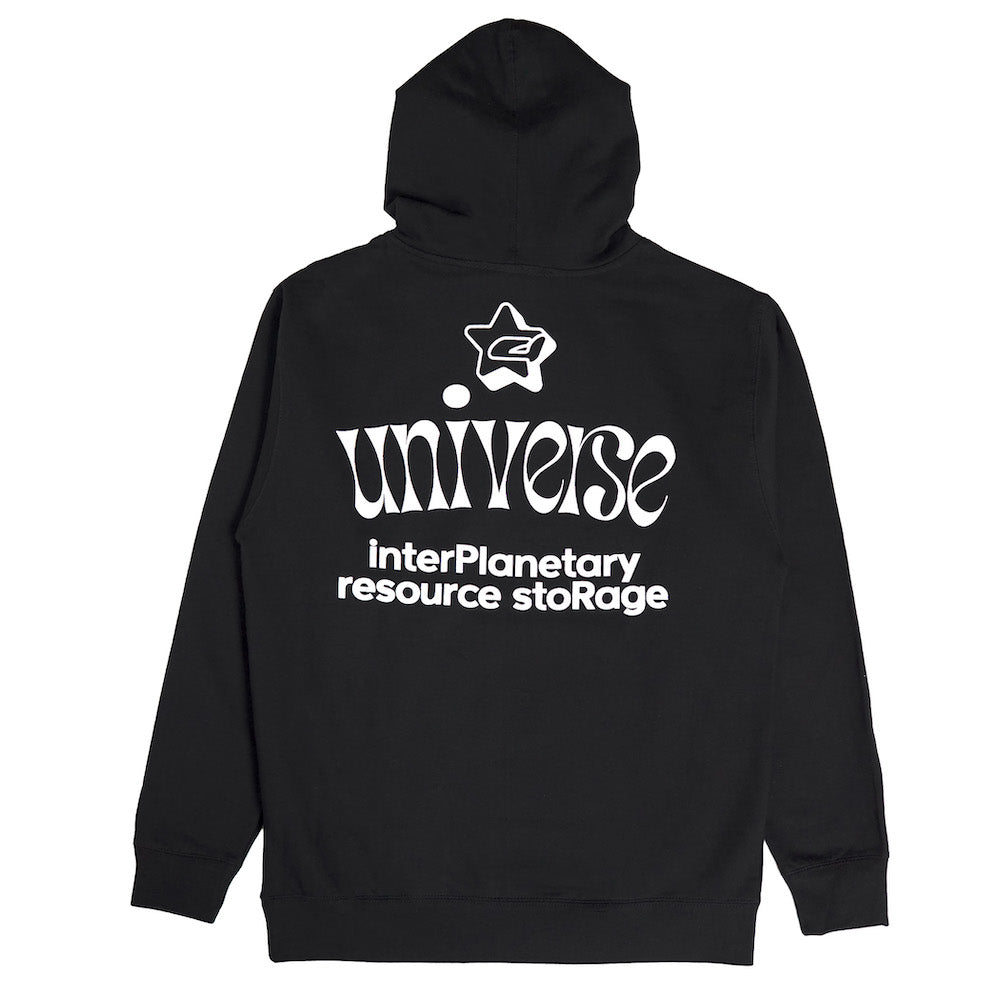 A UNIVERSE RESOURCE HOODIE - BLACK