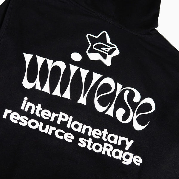 A UNIVERSE RESOURCE HOODIE - BLACK