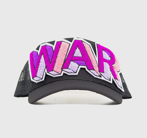 A UNIVERSE MODULAR HAT in BLACK